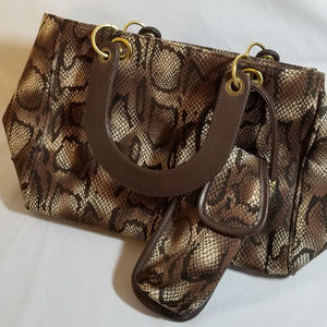 Stella Snakeskin Handbag